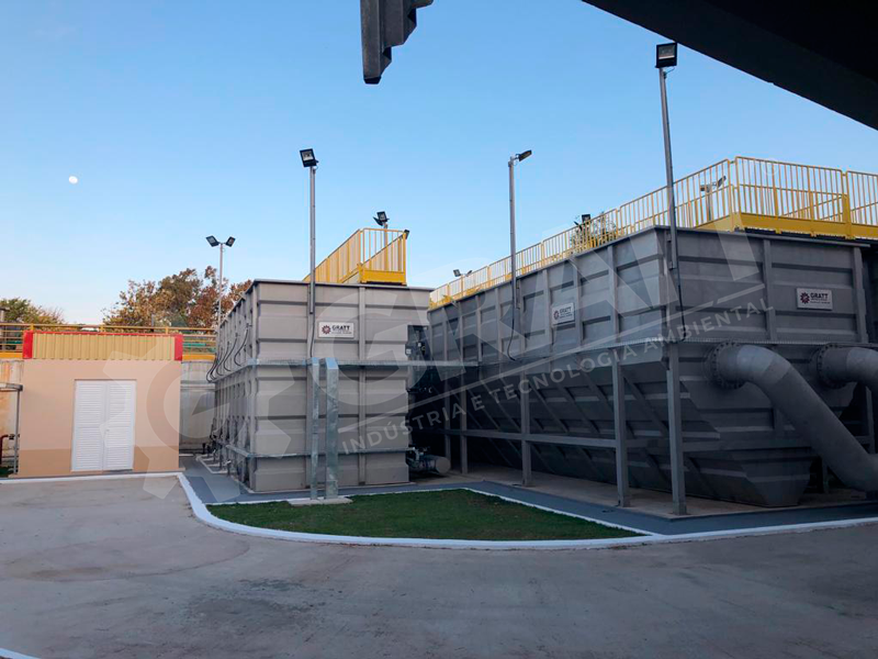 ETA - Estação de Tratamento de Água modular pré-fabricada